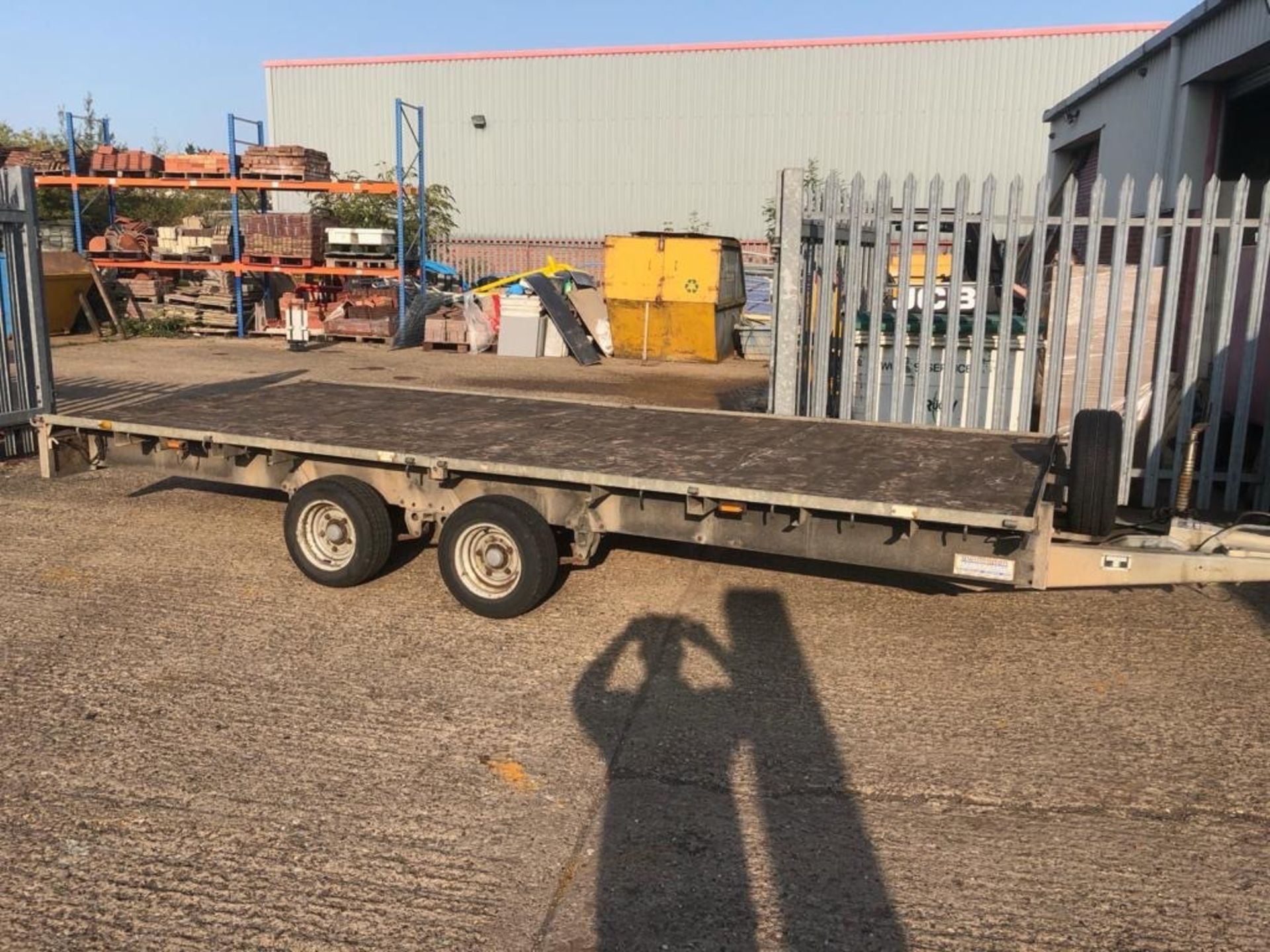 IFOR WILLIAMS 3.5 TON TWIN AXLE TRAILER