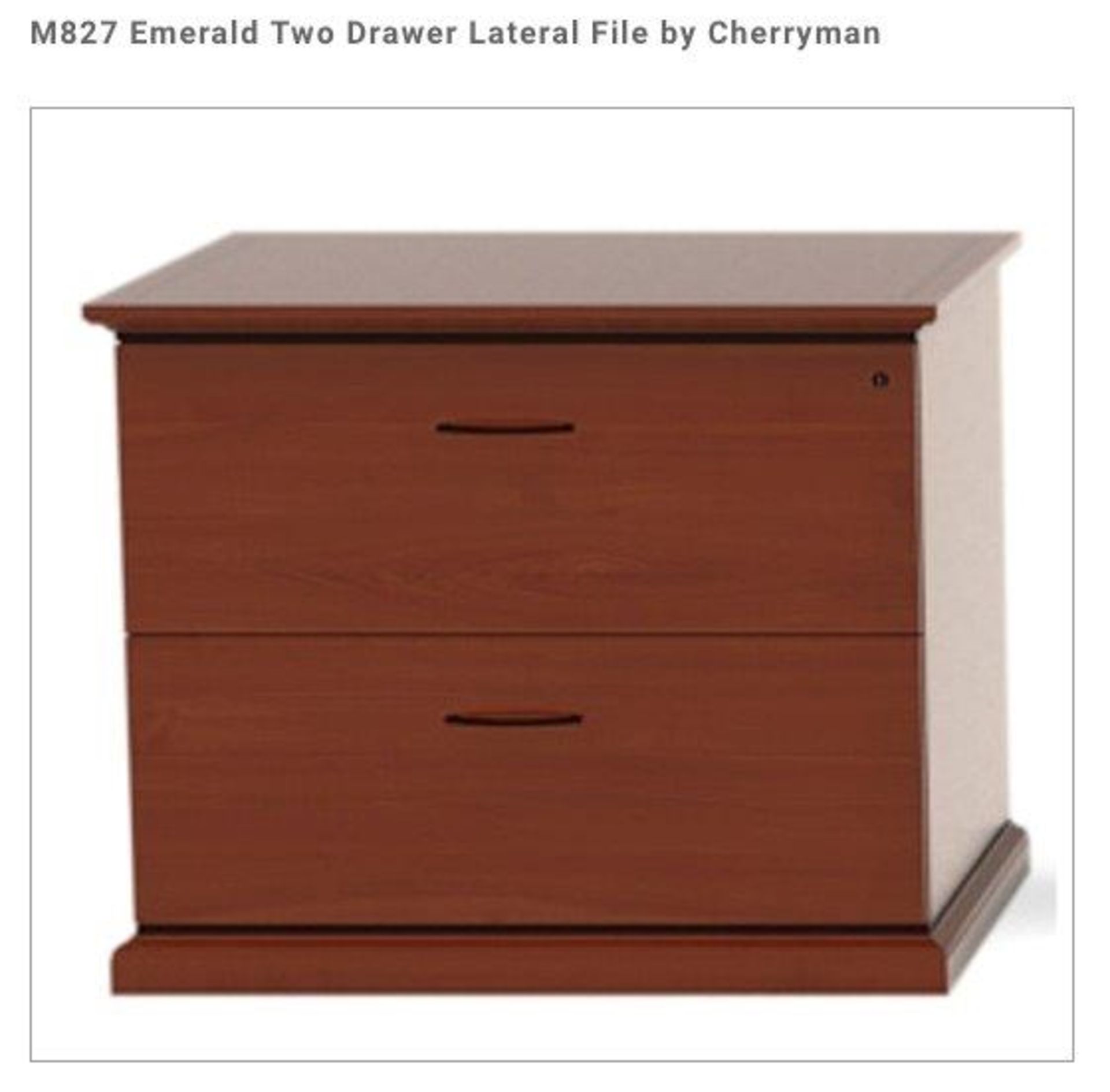 Cherryman Emerald Collection Maple Storage Lat Free Standing (M827) (List price each: $1800)