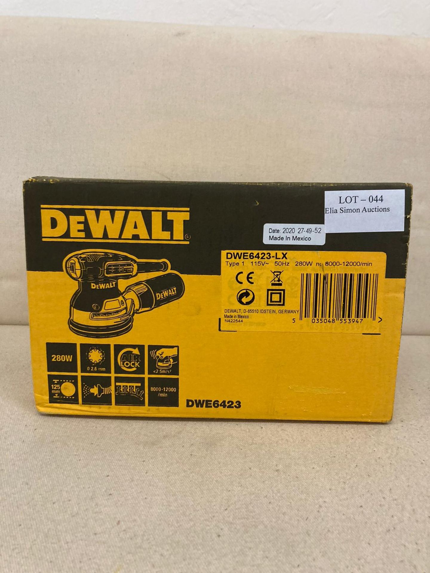 DEWALT DWE6423-LX ELECTRIC RANDOM ORBIT SANDER 280W