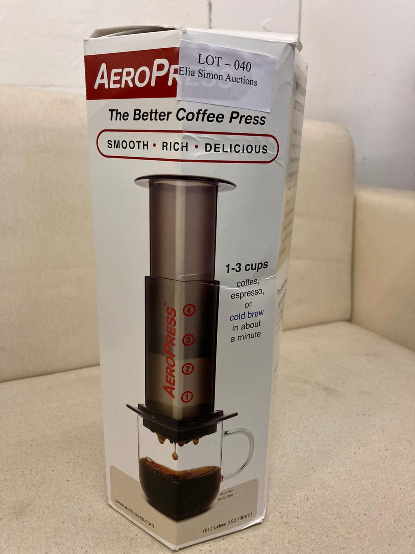 AEROPRESS THE BETTER COFFEE PRESS 1-3 CUPS