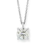 A 1.41 CARAT D VVS1 DIAMOND NECKLACE, TIFFANY & CO