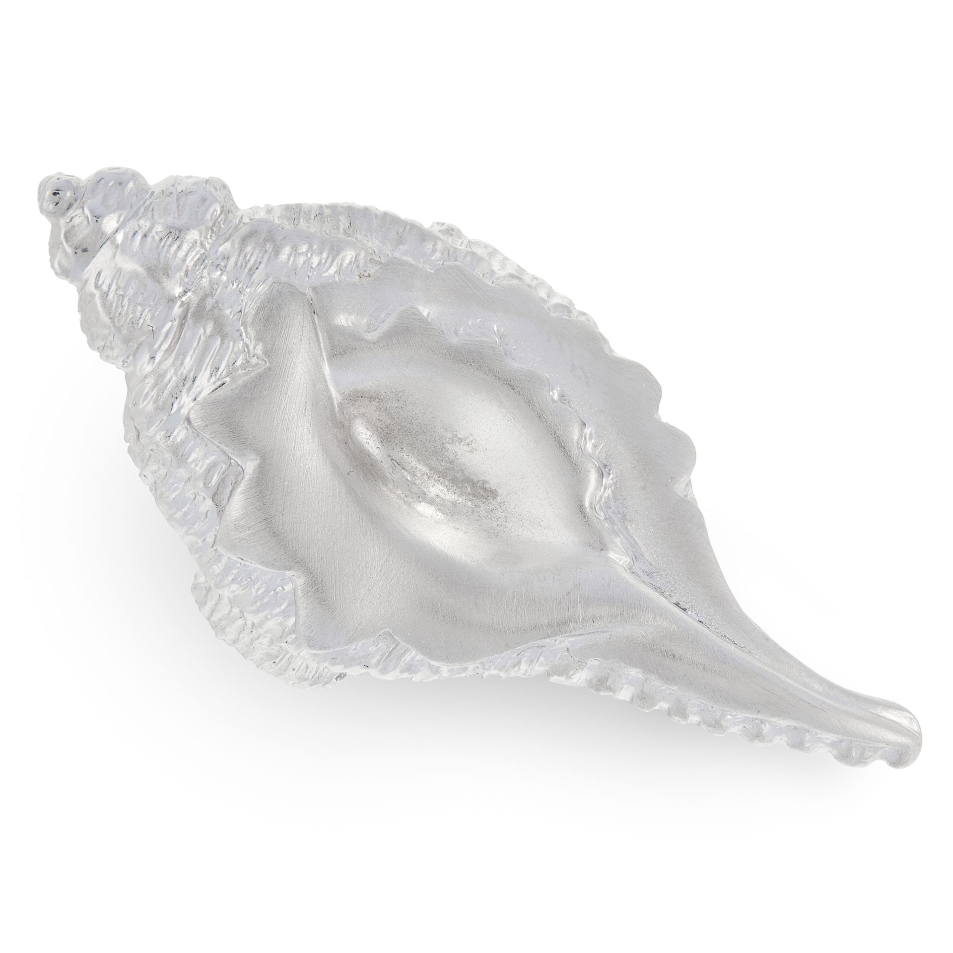 A CONCH SHELL RING, LALAOUNIS in silver, designed as a conch shell, makers marks for Lalaounis,