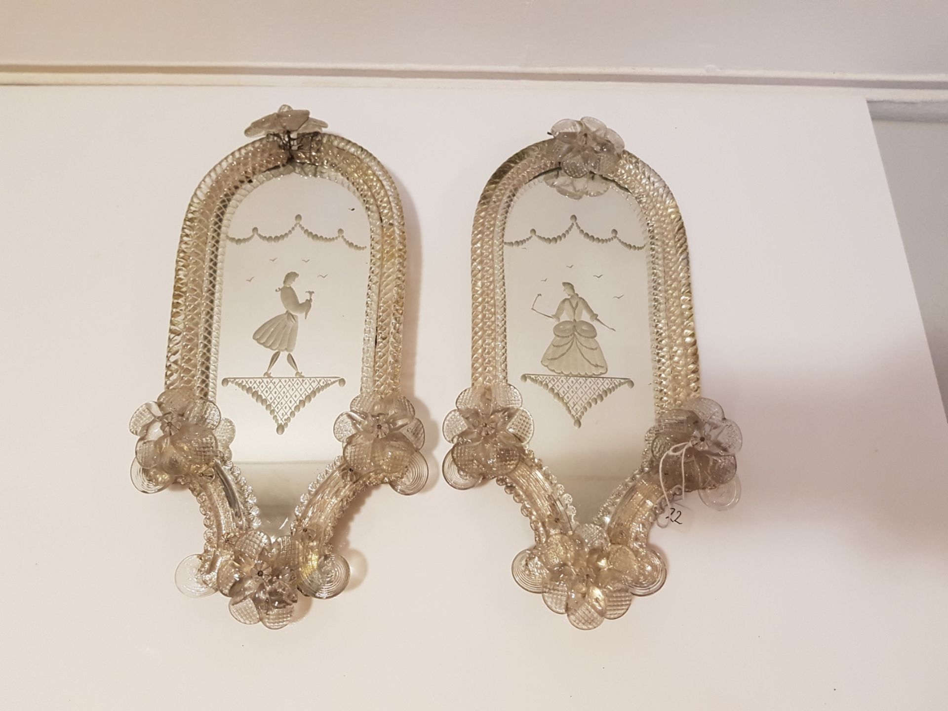 A pair of 20th century wall decorations