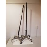 A pair of 20th century American cast iron mannequin stands, by Fusion Specialities