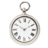 AN ANTIQUE VICTORIAN PAIR CASE POCKET WATCH, JOHN HARRIS 1872 in sterling silver, I.H maker's