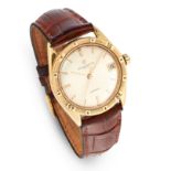 VACHERON CONSTANTIN, TURNOGRAPH, REF. 6782, Circa 1960’s, 36mm 18ct yellow gold case, leather