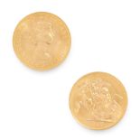 AN ELIZABETH II FULL SOVEREIGN COIN in 22ct yellow gold, dated 1967, 8.0g.