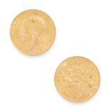 AN ANTIQUE GEORGE V FULL SOVEREIGN COIN in 22ct yellow gold, dated 1927, 8.0g.