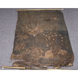 A CHINESE EMBROIDERED HANGING, 19th CENTURY