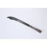 A JAPANESE PAPER KNIFE, PROBABLY SILVER