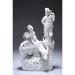 A CHINESE BLANC DE CHINE FIGURE GROUP, 19TH CENTURY