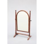 A REGENCY MAHOGANY TOILET MIRROR