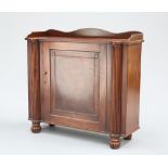 A GEORGE IV MAHOGANY SIDE CABINET, CIRCA 1825