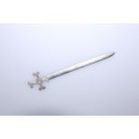 SHETLAND SILVERCRAFT, A SCOTTISH SILVER LETTER OPENER, EDINBURGH 1965