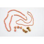 A COLLECTION OF CORAL JEWELLERY