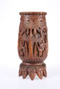 A SOUTH-EAST ASIAN CARVED VESSEL