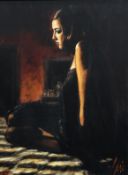 FABIAN PEREZ (ARGENTINEAN, BORN 1967), MEDIAS NEGRAS V