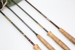 COLLECTION OF FOUR FLY FISHING RODS