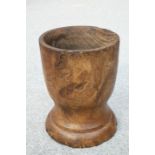 A LARGE SYCAMORE MORTAR, 17TH/18TH CENTURY. 38cm