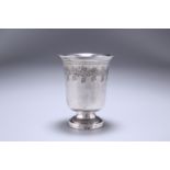 A 19th CENTURY FRENCH SILVER BEAKER