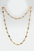 A 9CT YELLOW GOLD NECKLACE CHAIN