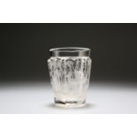 A SMALL BOHEMIAN ENGRAVED GLASS BEAKER, 19th CENTURY