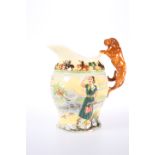 A 1930'S CROWN DEVON FIELDINGS MUSICAL JUG