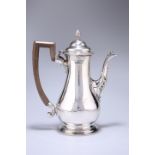 A GEORGE II SILVER COFFEE POT, LONDON 1759