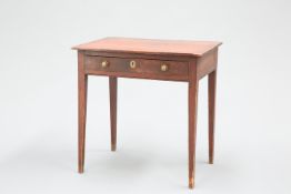 AN EARLY 19TH CENTURY PAINTED PINE SIDE TABLE