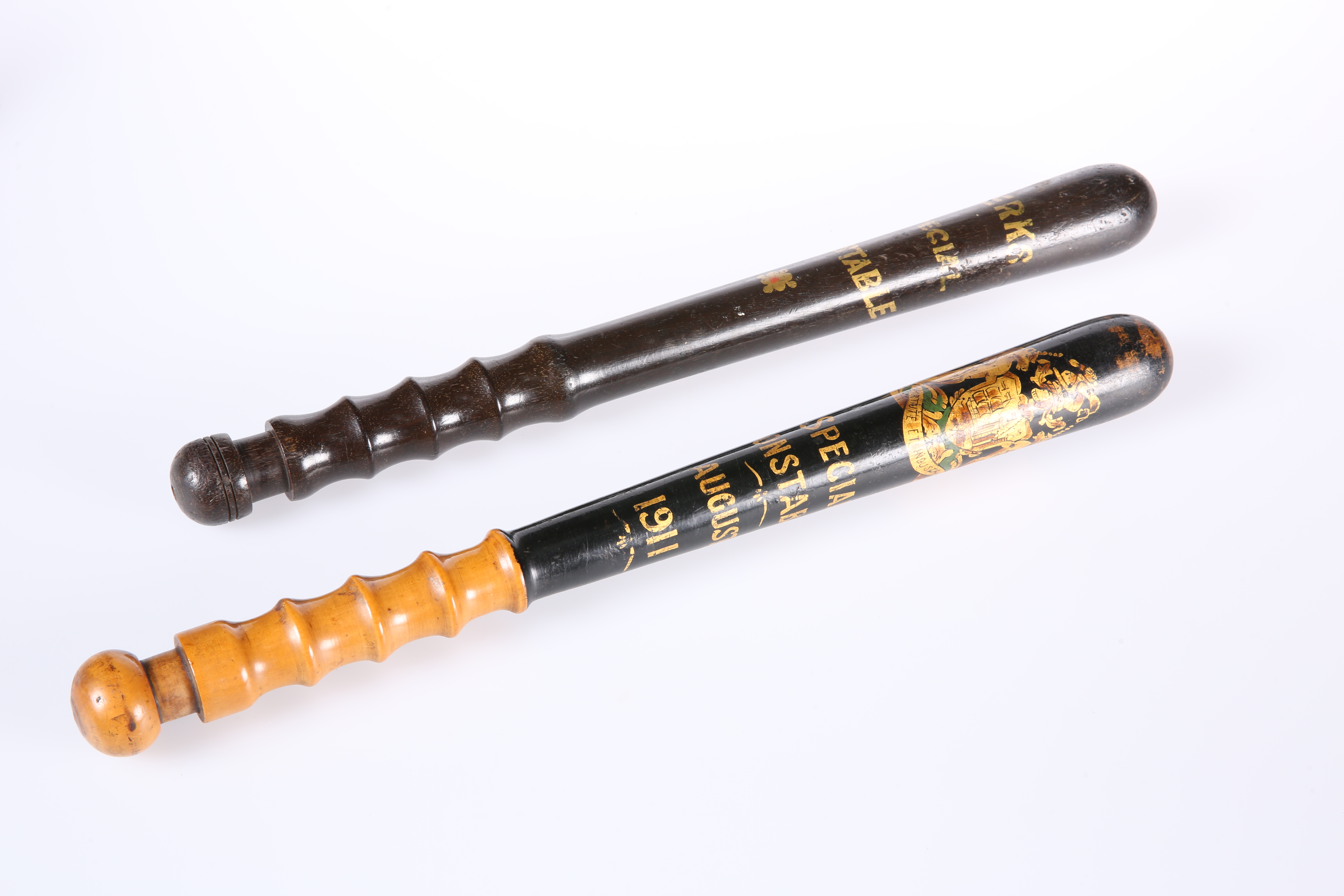 TWO TRUNCHEONS