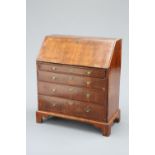 A WALNUT BUREAU, MID 18TH CENTURY