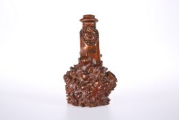 A SCOTTISH BURR ELM ROOT CARVING