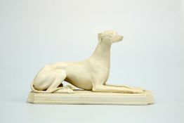 A COPELAND PARIAN MODEL OF A GREYHOUND