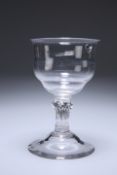A MID-18TH CENTURY SILESIAN STEM SWEETMEAT GLASS, with domed foot