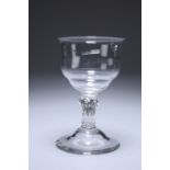 A MID-18TH CENTURY SILESIAN STEM SWEETMEAT GLASS, with domed foot