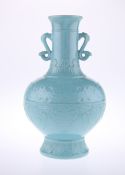 A CHINESE TURQUOISE GLAZED VASE