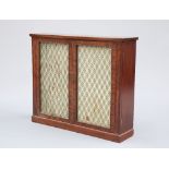 A REGENCY MAHOGANY SIDE CABINET, IN THE MANNER OF GILLOWS