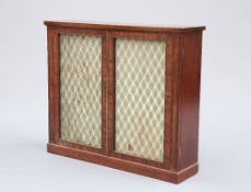 A REGENCY MAHOGANY SIDE CABINET, IN THE MANNER OF GILLOWS