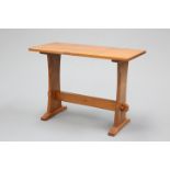 AN ACORNMAN OAK SIDE TABLE, CIRCA 1970'S/80'S