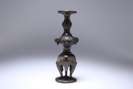 A CHINESE BRONZE STAND