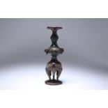 A CHINESE BRONZE STAND