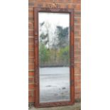 A CHINESE HARDWOOD MIRROR, EARLY 20TH CENTURY