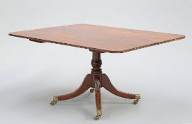 A REGENCY MAHOGANY TILT-TOP BREAKFAST TABLE