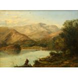 THOMAS CRESWICK (1811-1869), FIGURES BY A HIGHLAND LOCH