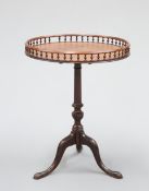 A MAHOGANY SILVER TABLE IN 18TH CENTURY STYLE