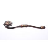 A CHINESE HARDWOOD RUYI SCEPTRE