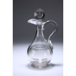 A GEORGE III GLASS CLARET JUG, c. 1790