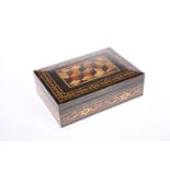 THOMAS BARTON, A 19TH CENTURY TUNBRIDGE WARE BOX