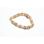 A 15CT YELLOW GOLD BRACELET