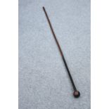 TRIBAL: A CHIEFTAIN'S KNOBKERRIE. 147.5cm